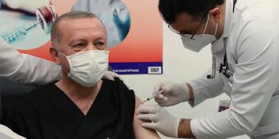 Erdoğan Coronavirüs aşısı yaptırdı