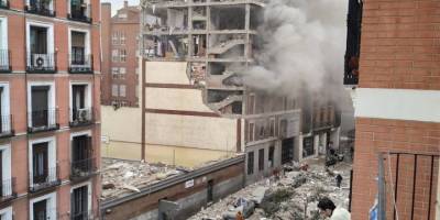 İspanya'nın başkenti Madrid'de patlama