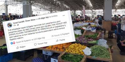 Başbakan müdahale etti,  ‘Açık Pazar’ kuruldu