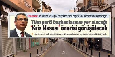 'Kriz Masası' önerisine siyasi partilerden onay  'Krizi birlikte yönetelim'