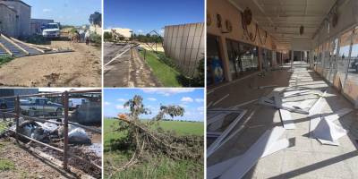 Aşırı fırtına büyük zarar verdi