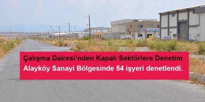 Çalışma Dairesi bir işyerini kapattı