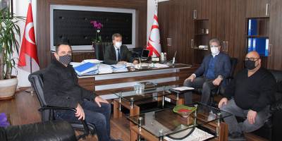 Arıklı, Benzinciler Birliği heyetini kabul etti