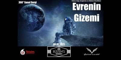 “Evrenin Gizemi” sergisi sanat ve bilim severlerle buluşuyor