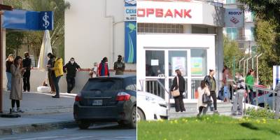 10 gün sonra yeniden aynı görüntü: Bankalarda yoğunluk