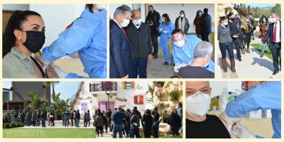 Basın çalışanlarına aşılama