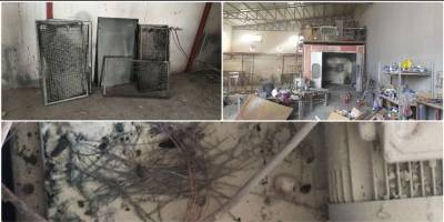 Oto kaporta atölyesinde yangın