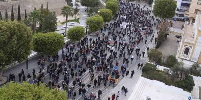 Güneydeki eylemden kareler