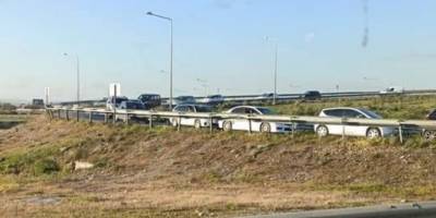 Lefkoşa'ya uzun kuyruklar