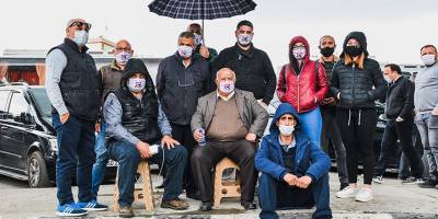 Başbakanlık önünde kontak kapama 2. gününde