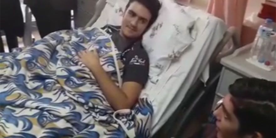 Hastanede sürpriz kutlama